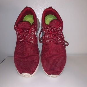 Red Nike Roshe Sneaker